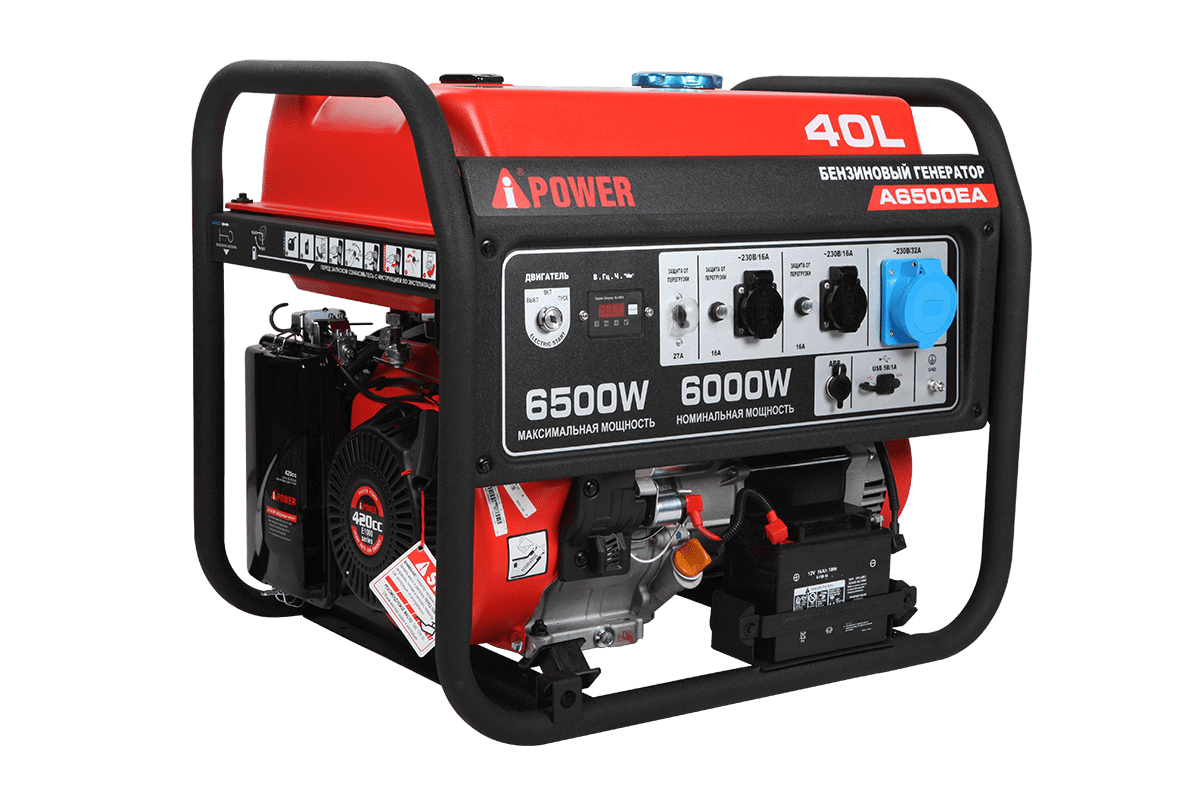 бензогенератор A-iPower A6500EA