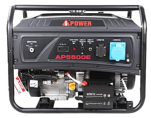 Бензиновый генератор A-iPower Lite AP5500E с электростартером, 5 кВт, 230В (20205)