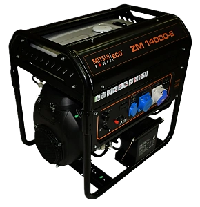 Бензиновый генератор  MITSUI POWER ECO ZM 14000 Е 12 кВт с электростартером