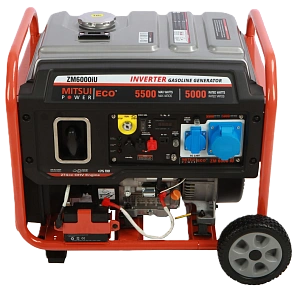 Инверторный бензиновый генератор  MITSUI POWER ECO  ZM 6000 iU 5 кВт с электростартером