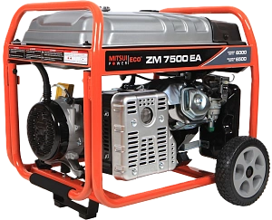 Бензиновый генератор  MITSUI POWER ECO ZM 7500 ЕA 6 кВт с электростартером