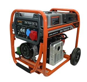 Дизельный бензиновый генератор  MITSUI POWER ECO ZM 7000 DE-3 6 кВт с электростартером