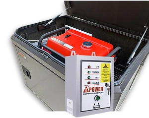 Бензиновый генератор A-iPower A3500EAX в тихом кожухе с блоком автозапуска 230/400В, 32А