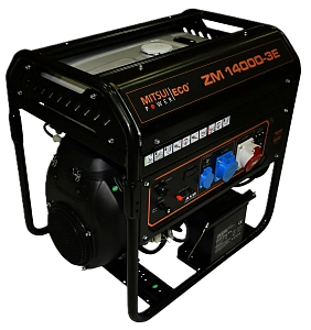Бензиновый генератор MITSUI POWER ECO ZM 14000 Е-3 12 кВт с электростартером