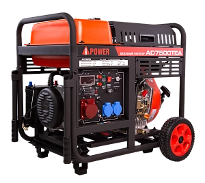 Дизельный генератор A-iPower AD7500TEA с электростартером, 7 кВт, 400В (20403)