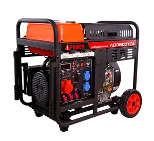 Дизельный генератор A-iPower AD9500TEA с электростартером, 9 кВт, 400В (20406)